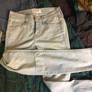 Frame Denim Jeans - Frame light distressed denim Frame Denim Jeans - Frame light distressed denim